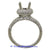 18K White Gold Ladies Diamond Ring Mounting