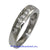 Ladies 18K White Gold Diamond Band