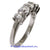 Ladies 18K White Gold Diamond Band