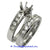18K White Gold Ladies Diamond Ring Mounting