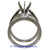 18K White Gold Ladies Diamond Ring Mounting