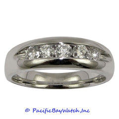 Men's 18K White Gold Diamond Ring