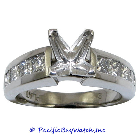 Platinum Ladies Diamond Ring Mounting