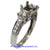 18K White Gold Ladies Diamond Ring Mounting