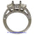 18K White Gold Ladies Diamond Ring Mounting