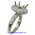 18K White Gold Ladies Diamond Ring Mounting