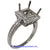 18K White Gold Ladies Diamond Ring Mounting