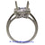 18K White Gold Ladies Diamond Ring Mounting