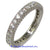Ladies 14K White Gold Diamond Band