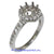 18K White Gold Ladies Diamond Ring Mounting