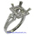 18K White Gold Ladies Diamond Ring Mounting