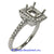 18K White Gold Ladies Diamond Ring Mounting