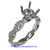 18K White Gold Ladies Diamond Ring Mounting