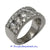 Ladies 18k White Gold Diamond Band