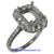 18K White Gold Ladies Diamond Ring Mounting