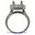 18K White Gold Ladies Diamond Ring Mounting