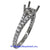 18K White Gold Ladies Diamond Ring Mounting