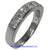Ladies 18K White Gold Diamond Band