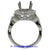 18K White Gold Ladies Diamond Ring Mounting