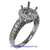 18K White Gold Ladies Diamond Ring Mounting