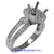 18K White Gold Ladies Diamond Ring Mounting