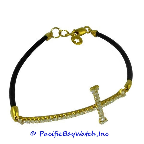 Ladies 18K Yellow Gold Diamond Bracelet
