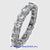 Ladies Eternity Diamond Band White Gold