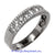 Ladies 18k White Gold Diamond Band
