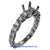 18K White Gold Ladies Diamond Ring Mounting