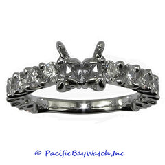 18K White Gold Ladies Diamond Ring Mounting