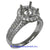 18K White Gold Ladies Diamond Ring Mounting