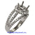 18K White Gold Ladies Diamond Ring Mounting