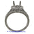 18K White Gold Ladies Diamond Ring Mounting