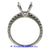 18K White Gold Ladies Diamond Ring Mounting