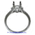 18K White Gold Ladies Diamond Ring Mounting