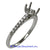 18K White Gold Ladies Diamond Ring Mounting