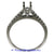 18K White Gold Ladies Diamond Ring Mounting