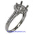 18K White Gold Ladies Diamond Ring Mounting