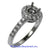 18K White Gold Ladies Diamond Ring Mounting
