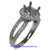 18K White Gold Ladies Diamond Ring Mounting
