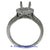 18K White Gold Ladies Diamond Ring Mounting
