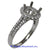 18K White Gold Ladies Diamond Ring Mounting