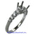 18K White Gold Ladies Diamond Ring Mounting