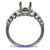 18K White Gold Ladies Diamond Ring Mounting