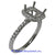 18K White Gold Ladies Diamond Ring Mounting