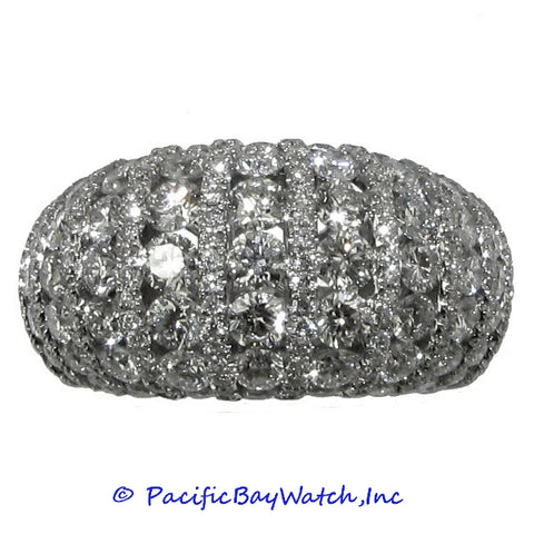 Ladies 18k White Gold Diamond Band