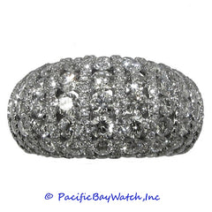 Ladies 18k White Gold Diamond Band