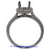 18K White Gold Ladies Diamond Ring Mounting