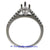 18K White Gold Ladies Diamond Ring Mounting