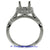 18K White Gold Ladies Diamond Ring Mounting